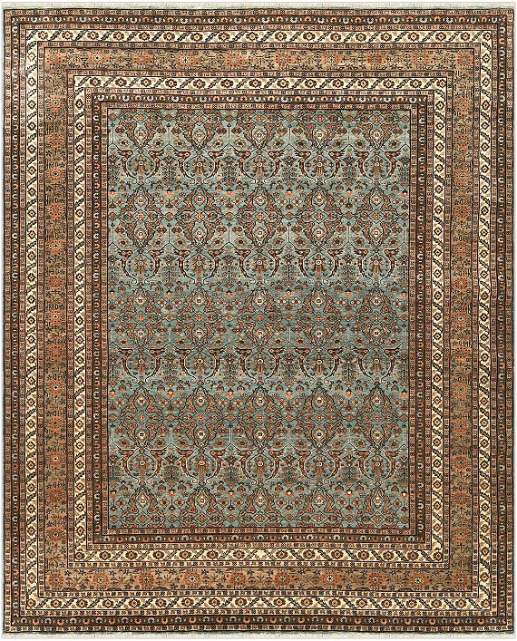 Шерстяной Индийский ковер Agra №5166 312x252cm