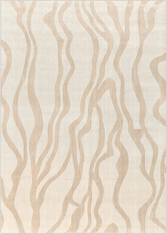 Шерстяной Индийский ковер Sketch №5198 246x175cm