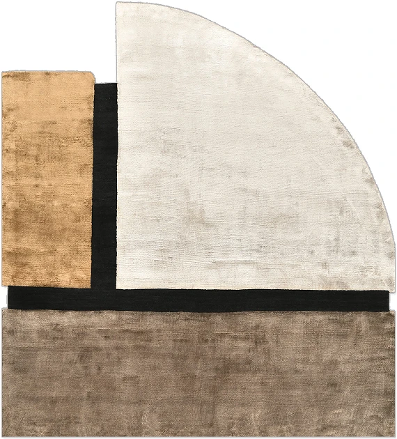 Шелковый Индийский ковер Novel №5209 212x200cm