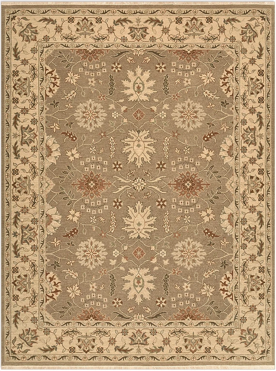 Безворсовый Индийский ковер Ziegler Sumakh №5247 365x277cm из шерсти