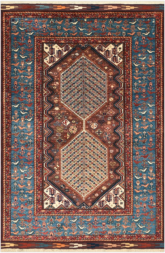 Шерстяной Пакистанский ковер Baluchi №5270 283x186cm