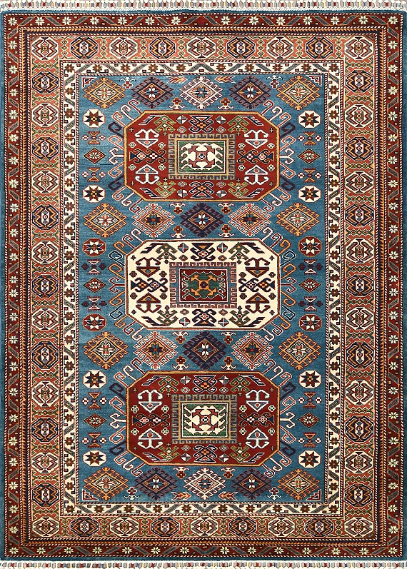 Шерстяной Азербайджанский ковер Shirvan №5273 204x149cm