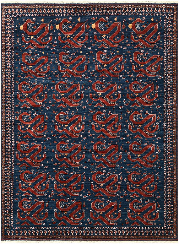 Шерстяной Пакистанский ковер Baluchi №5299 263x196cm