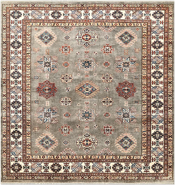 Шерстяной Пакистанский ковер Kazakh №5330 247x244cm