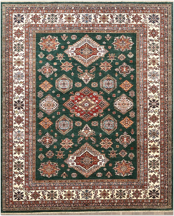 Шерстяной Пакистанский ковер Kazakh №5344 295x246cm