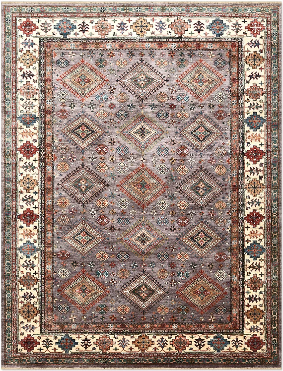 Шерстяной Пакистанский ковер Kazakh №5345 320x245cm