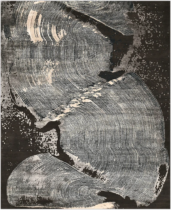 Индийский Trace ковер №5367 299x244cm из шелка и шерсти