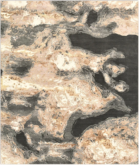 Индийский Onyx ковер №5389 296x248cm из шелка и шерсти