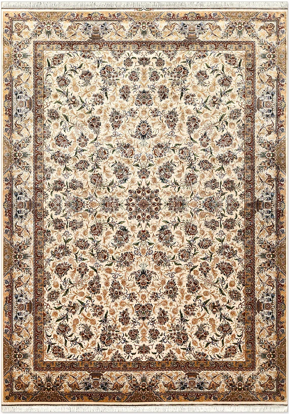 Шелковый Иранский ковер Tehran №5423 350x250cm
