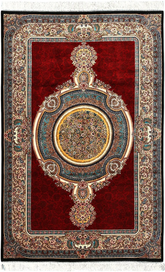 Шелковый Иранский ковер Tehran №5433 226x147cm