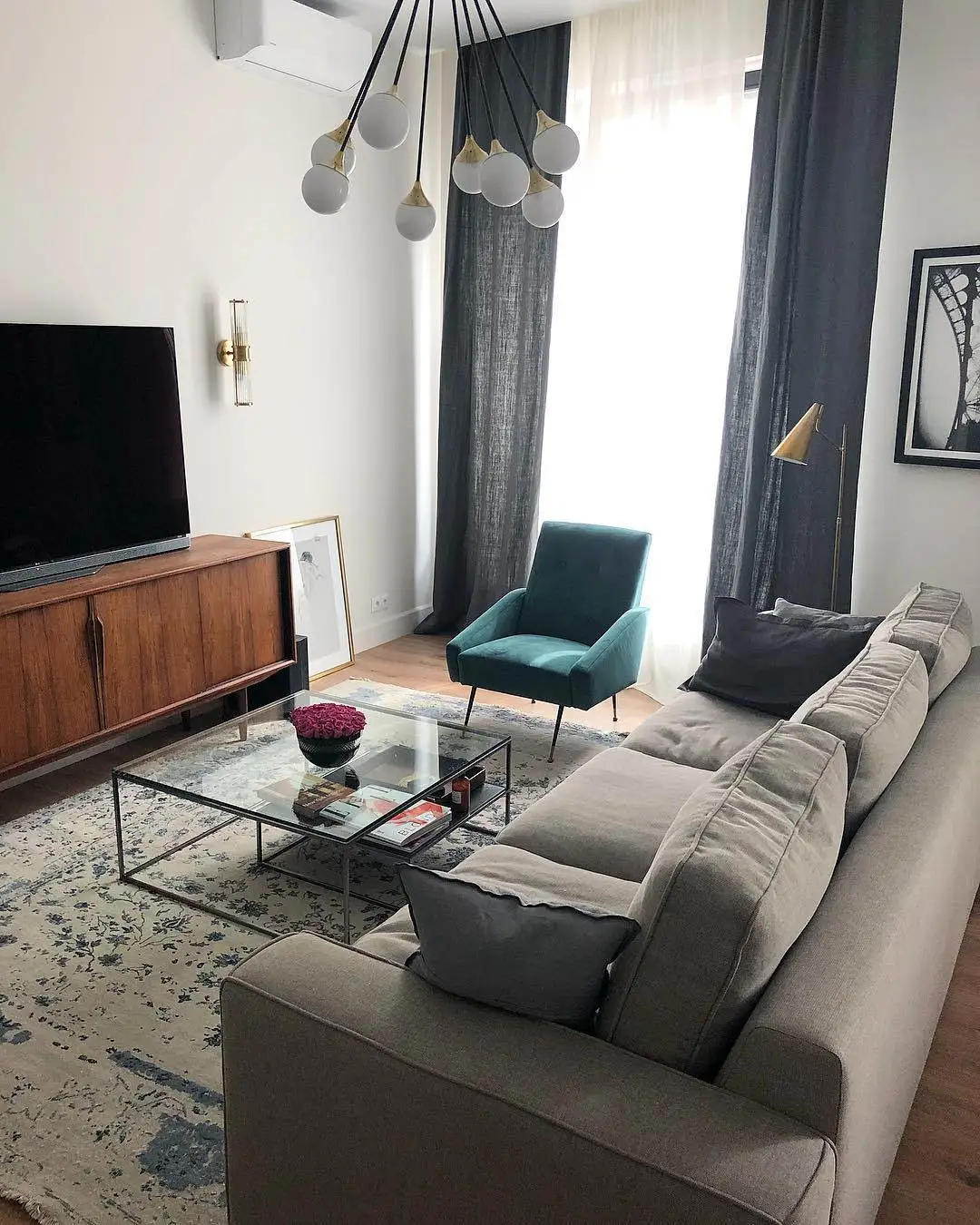 Shabby Classic ковер в гостиной