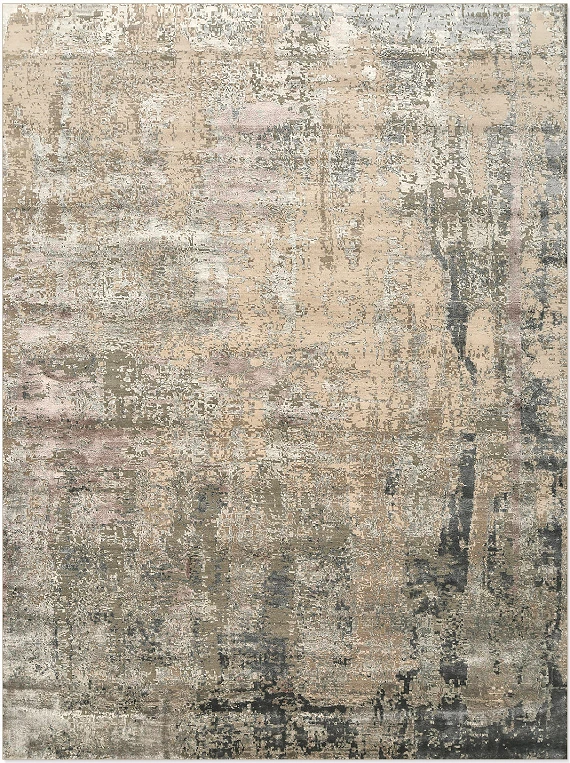 Индийский Aldo ковер №5445 365x275cm из шелка и шерсти