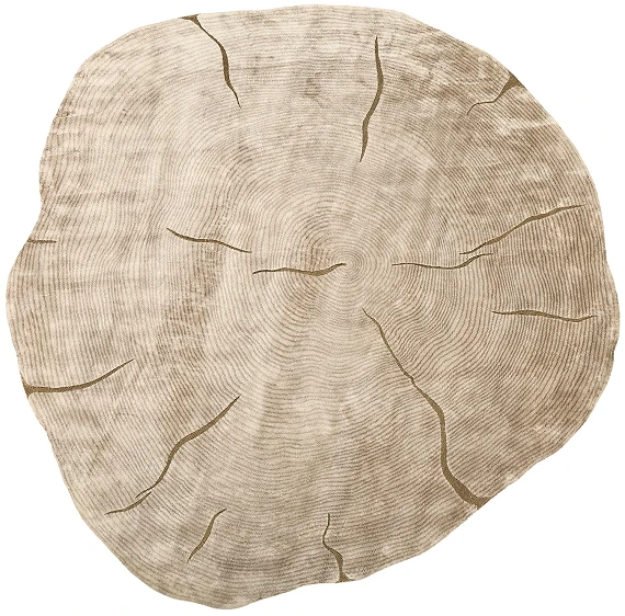 Шелковый Непальский ковер Stump №5455 304x284cm