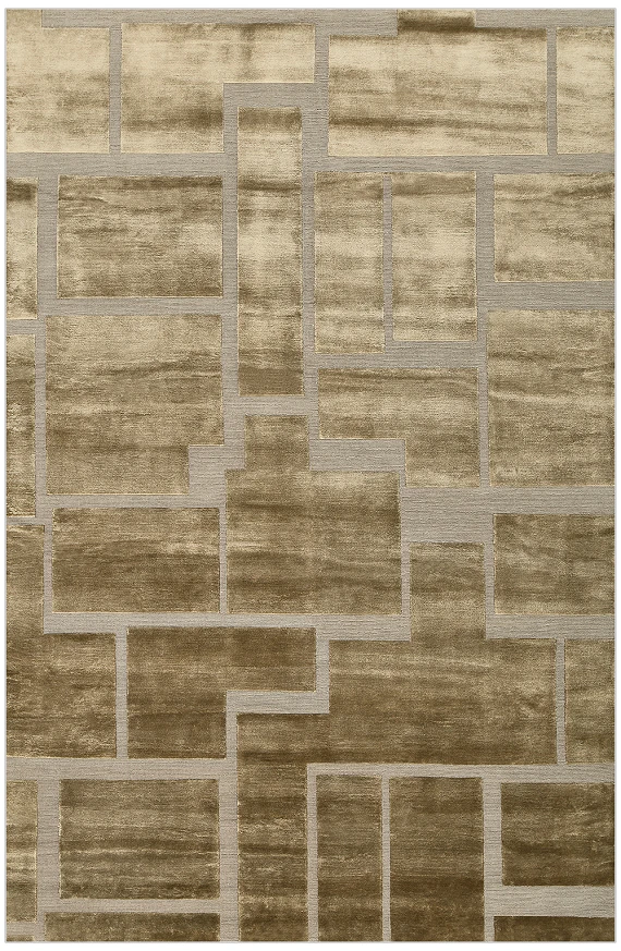 Индийский Korto ковер №5462 310x204cm из шелка и шерсти