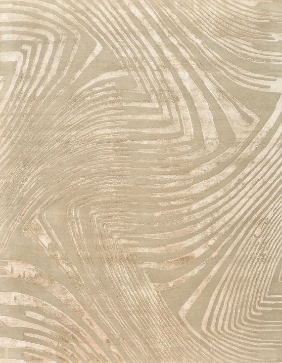 Индийский Relief ковер №5460 309x243cm из шелка и шерсти