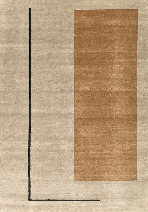 Шерстяной Индийский ковер Bauhaus №5484 245x167cm