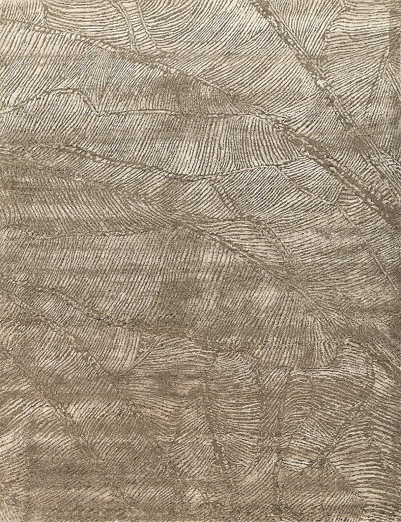 Индийский Silen ковер №5486 246x190cm из шелка и шерсти