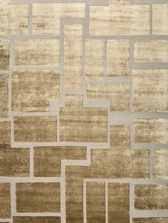 Индийский Korto ковер №5500 396x299cm из шелка и шерсти