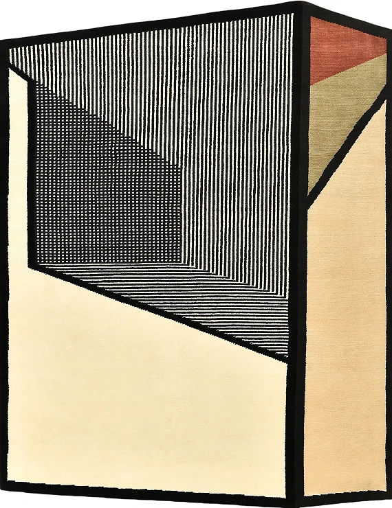 Шерстяной Индийский ковер Vista №5533 226x180cm