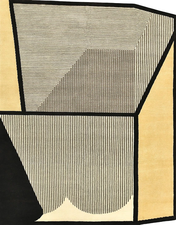 Шерстяной Индийский ковер Vista №5535 228x178cm