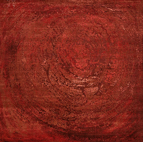 Индийский Sienna ковер №5539 299x297cm из шелка и шерсти