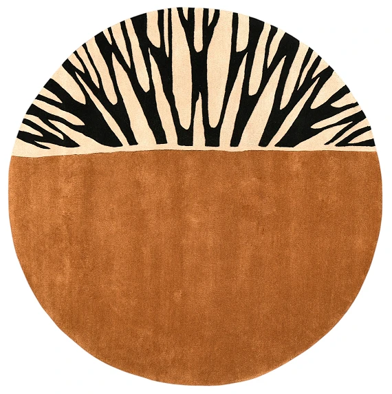 Шерстяной Индийский ковер Wooly №5548 157x157cm