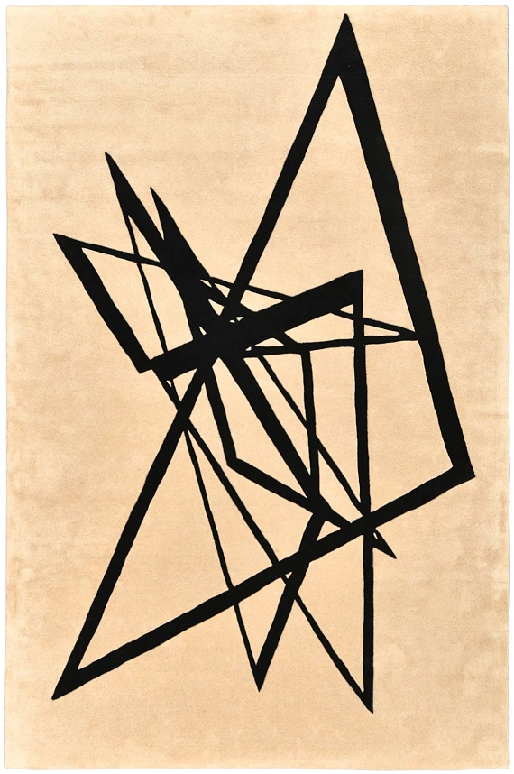 Шерстяной Индийский ковер Wooly №5553 299x202cm