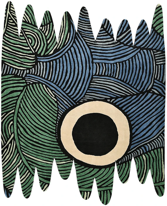 Шерстяной Индийский ковер Imara №5556 293x249cm