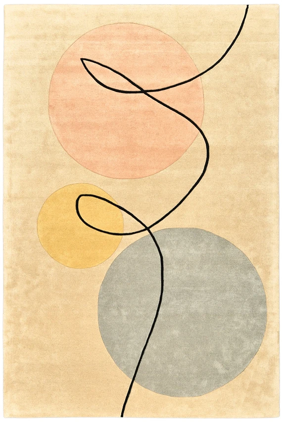 Шерстяной Индийский ковер Wooly №5555 301x203cm