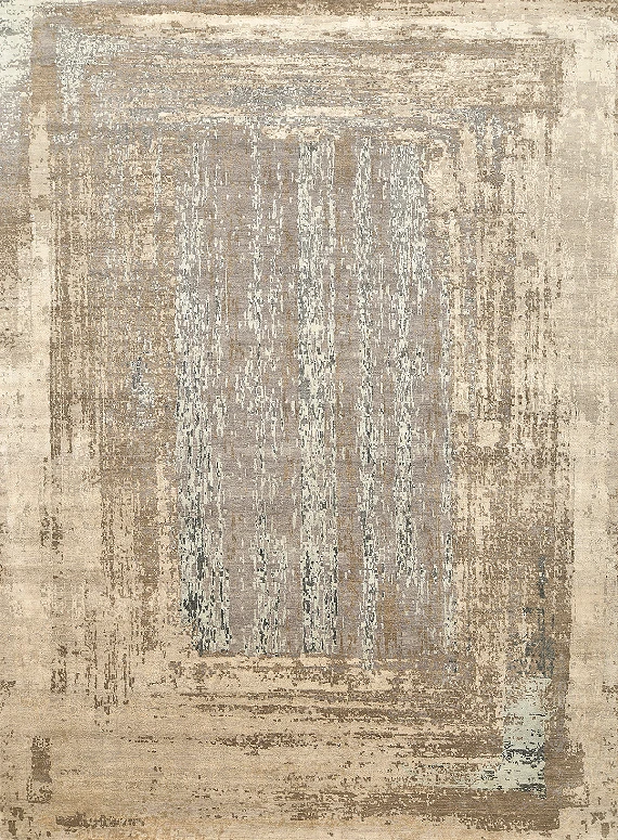 Индийский Cosmo ковер №5557 365x270cm из шелка и шерсти