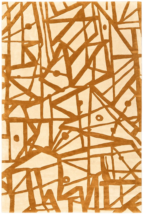 Шерстяной Индийский ковер Wooly №5558 298x203cm