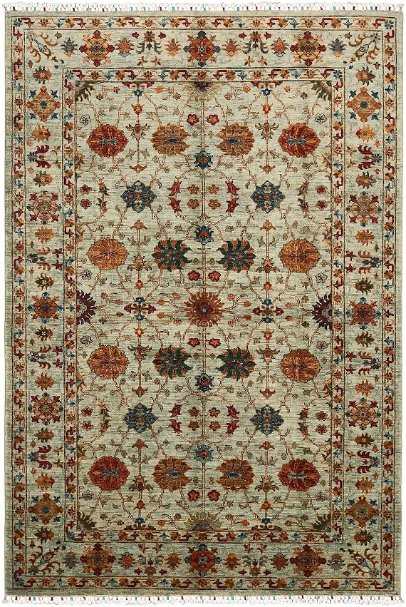 Шерстяной Пакистанский ковер Ziegler №5636 250x171cm