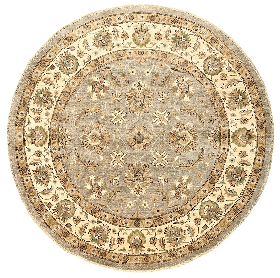 Шерстяной Пакистанский ковер Ziegler №5667 206x206cm