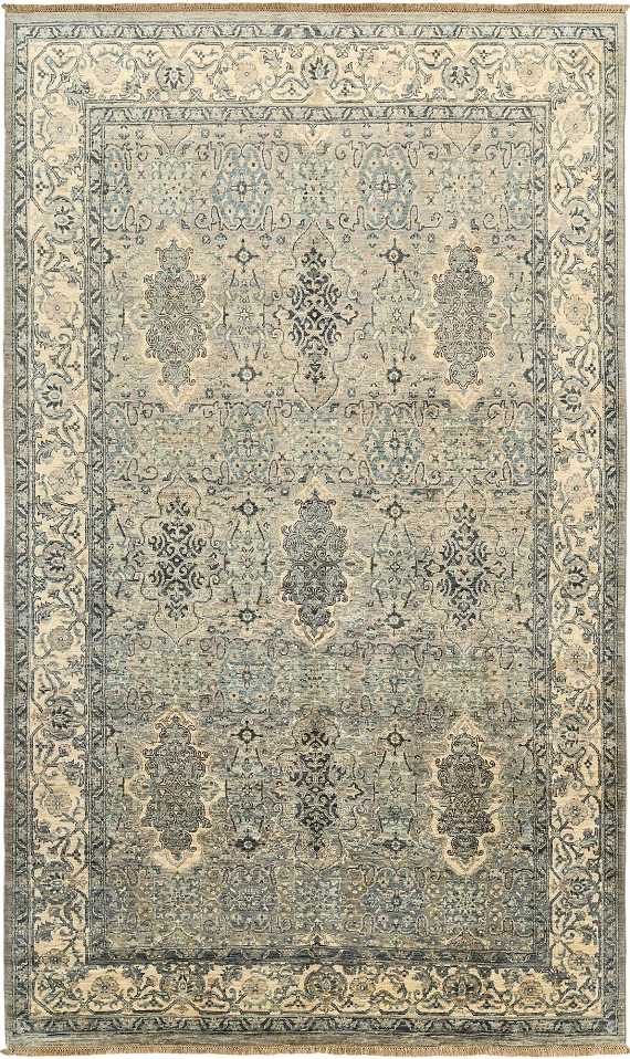 Шерстяной Пакистанский ковер Ziegler №5669 298x180cm