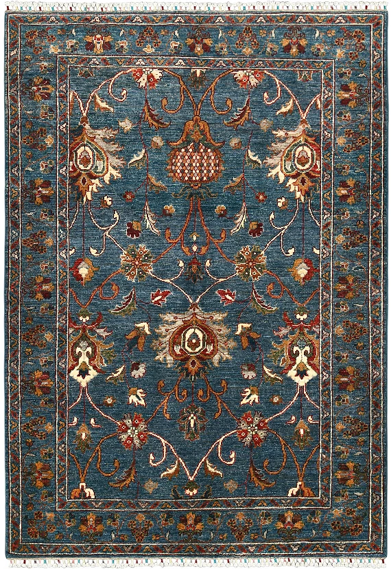 Шерстяной Пакистанский ковер Ziegler №5674 180x125cm