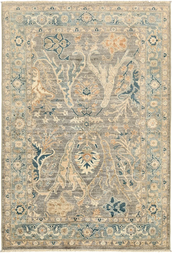 Шерстяной Пакистанский ковер Bijar №5680 183x125cm