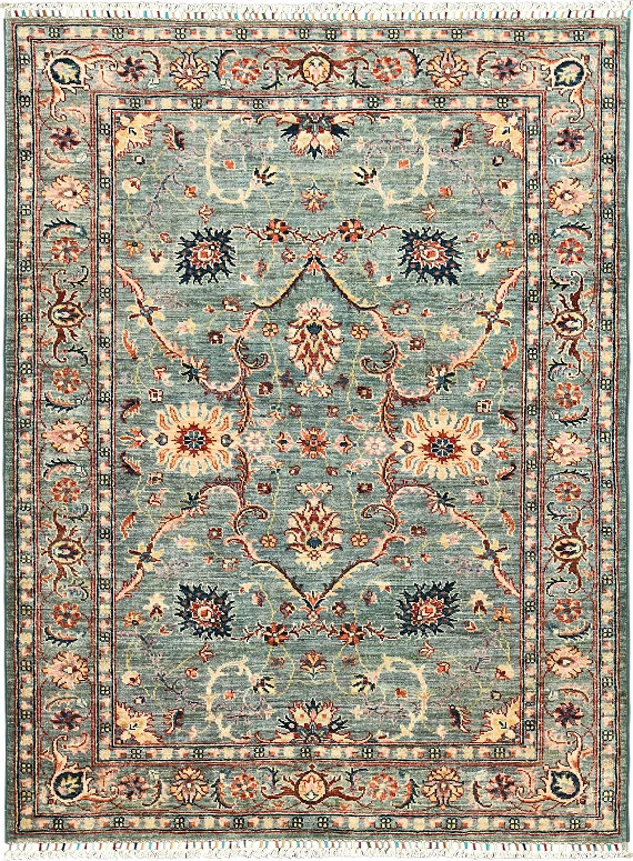 Шерстяной Пакистанский ковер Ziegler №5681 174x132cm