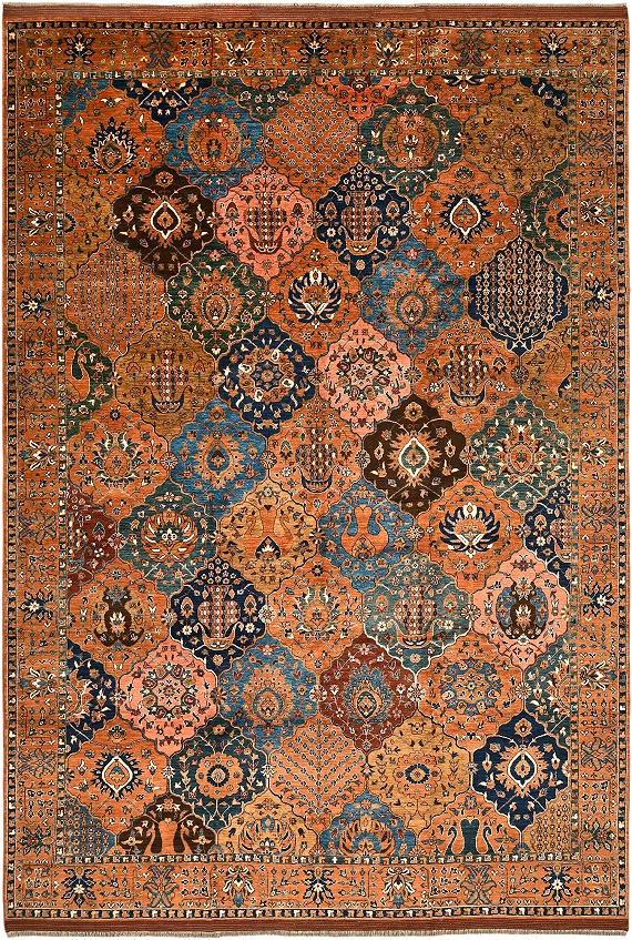 Шерстяной Пакистанский ковер Baluchi №5692 436x297cm