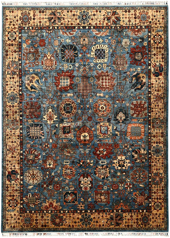 Шерстяной Пакистанский ковер Ziegler №5693 369x273cm