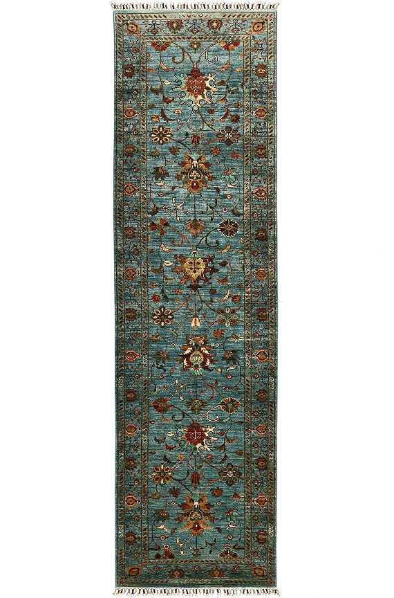 Шерстяной Пакистанский ковер Ziegler №5698 303x84cm