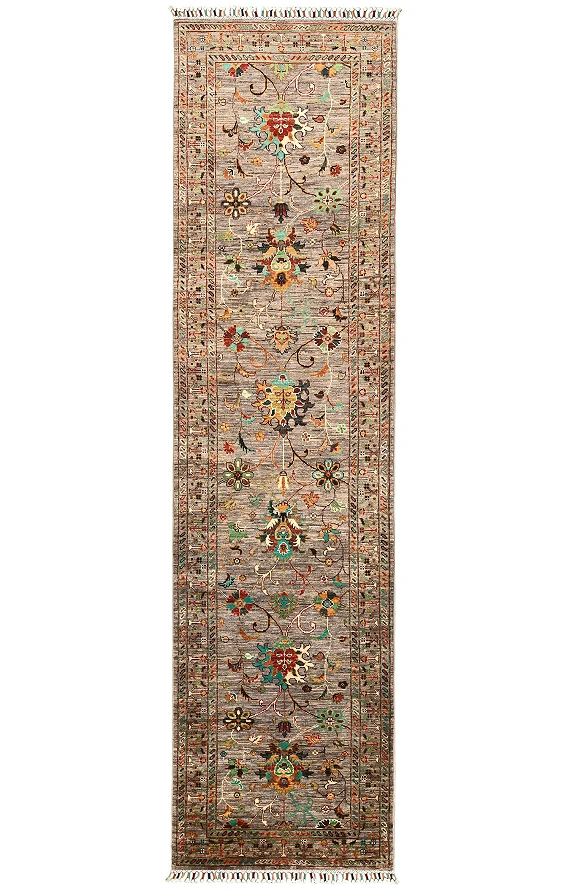 Шерстяной Пакистанский ковер Ziegler №5701 326x86cm