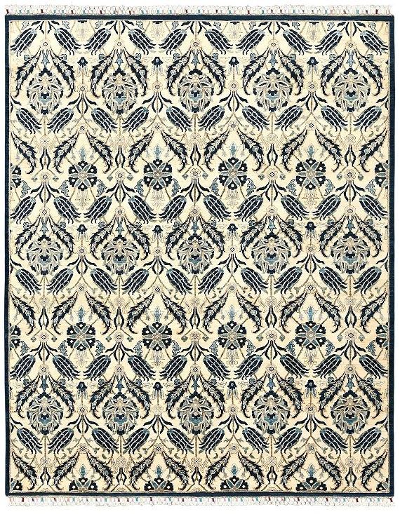 Современный Пакистанский ковер Morris №5719 303x248cm из шерсти в стиле неоклассика