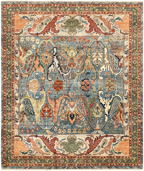 Шерстяной Пакистанский ковер Bijar №5722 291x248cm