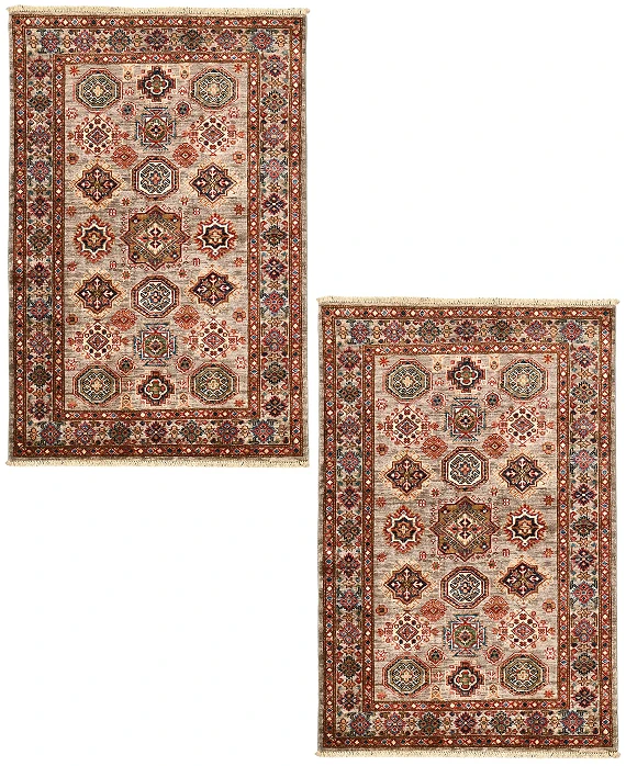 Шерстяной Пакистанский ковер Kazakh №5727 148x102cm