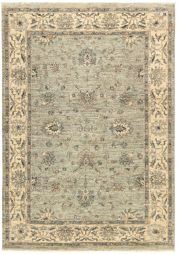 Шерстяной Пакистанский ковер Ziegler №5737 216x153cm