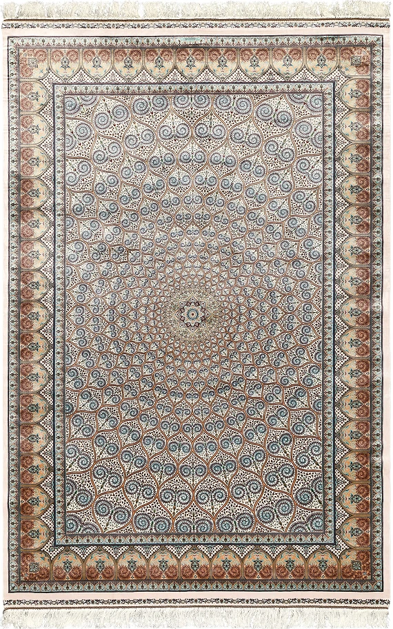 Шелковый Иранский ковер Persia №5739 300x200cm