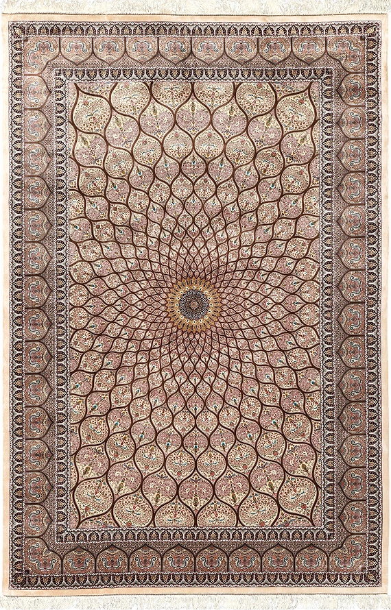 Шелковый Иранский ковер Persia №5742 300x200cm