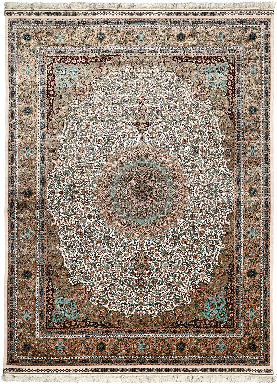 Шелковый Иранский ковер Persia №5747 600x400cm