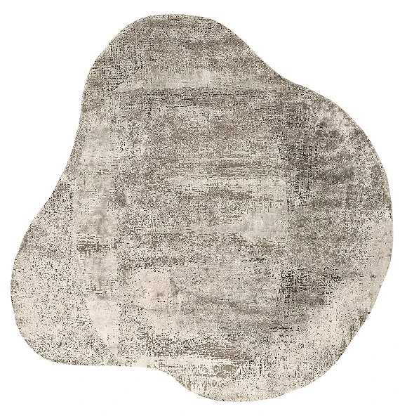 Индийский Ombre ковер №5753 239x232cm из шелка и шерсти