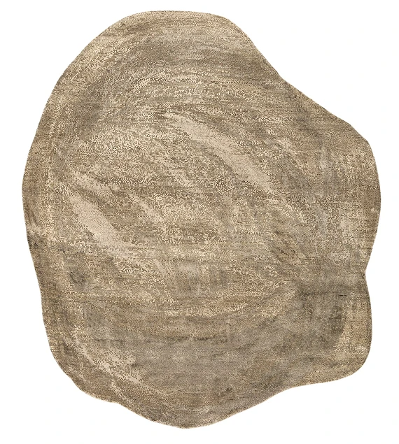 Индийский Ombre ковер №5754 179x153cm из шелка и шерсти